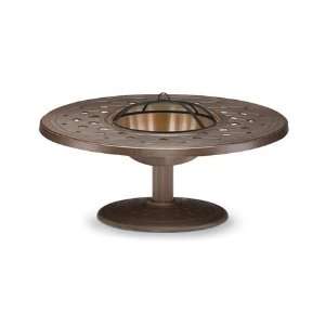   Patio Fire Pit Table Textured Canyon Finish Patio, Lawn & Garden