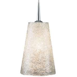 Bling II One Light G9 Line Voltage Pendant Finish Chrome, Shade Color 