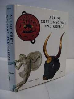 1968 GERMAN HAFNER ART OF CRETE MYCENAE GREECE PHOTOS  