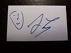 Jay Leno   TV host autograph 3x5 card