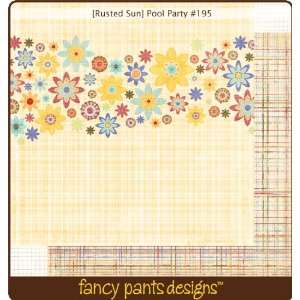  Rusted Sun Double Sided Paper 12X12 Pool Party