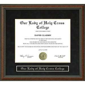  Our Lady of Holy Cross College (OLHCC) Diploma Frame 