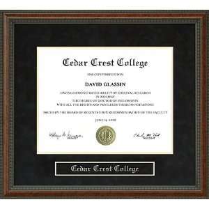  Cedar Crest College Diploma Frame