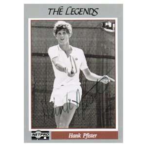  Netpro Hank Pfister Signed Legends Card 