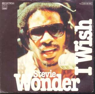 Stevie Wonder   I Wish German 1977 PS 7  