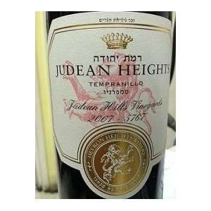  Hevron Heights Judean Heights Tempranillo 2007 750ML 