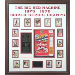  Big Red Machine Framed Dreamflakes with Cards Sports 