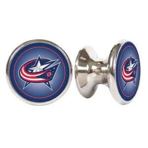 Columbus Blue Jackets NHL Stainless Steel Cabinet Knobs / Drawer Pulls 