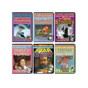  6 pack of Childrens DVDs 