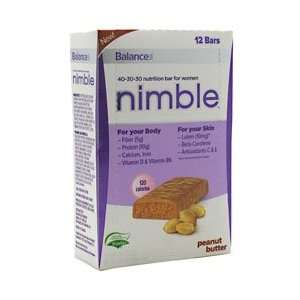  Balance Bar Nimble Nutrition Bar for Women   Peanut Butter 