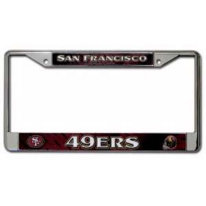  NFL San Francisco 49ers Car Truck SUV License Plate Frame 