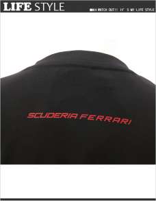   Mens Ferrari SF LS Long Sleeve T Shirt Black Asia Size 76100202  