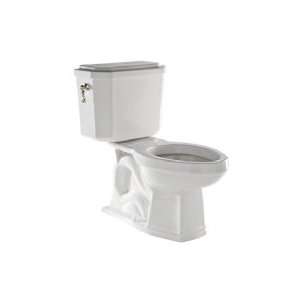    STN Deco Elongated Close Coupled Water Closet Toilet W/ Metal Lever