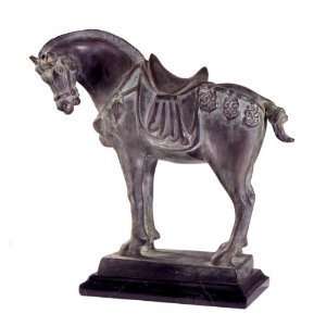   Tang Dynasty Horse Bronze Statue Sculpture Figurine