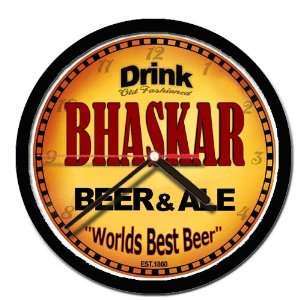  BHASKAR beer and ale cerveza wall clock 