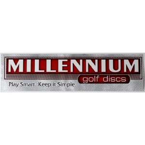  Millennium 13 inch Logo Sticker