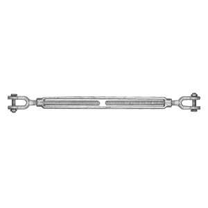 Campbell 788 G Jaw and Jaw Turnbuckle, Drop Forged Carbon Steel, 15 3 
