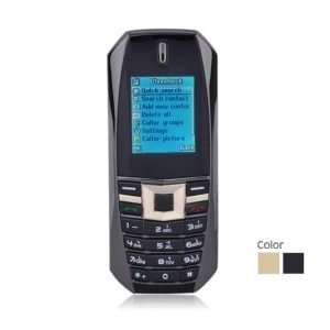  F612 Dual Card Quad Band Metal Cover Bluetooth Cell Phone 