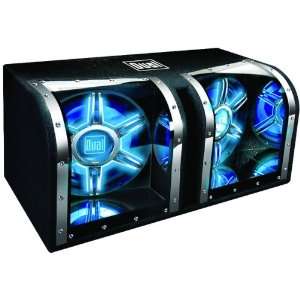  Dual Bp1204 Dual 12 Bandpass Subwoofer With Box   Mobile 