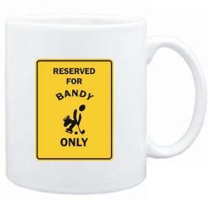  Mug White  RESERVED FOR Bandy ONLY  PARKING SIGN Sports 