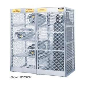 Combo horizontal & vertical Gas Cylinder Storage Locker  