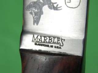 US MARBLES Fred Trost Dall Deweese Hunting Knife  