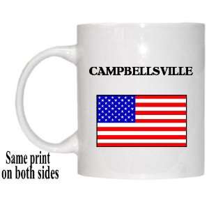  US Flag   Campbellsville, Kentucky (KY) Mug Everything 