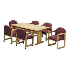 Lesro Rectangular Table   Trestle Base Furniture & Decor