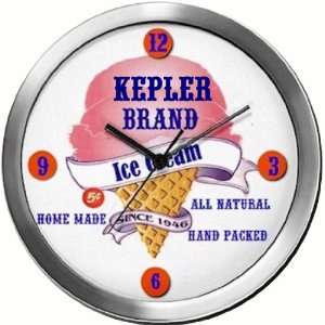  KEPLER 14 Inch Ice Cream Metal Clock Quartz Movement 