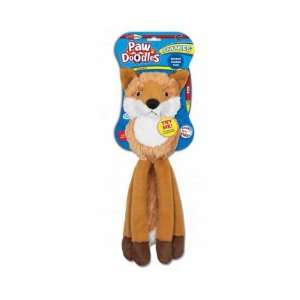   Squeakies Fox Large Toy, Internal Rubber Squeaky Ball 