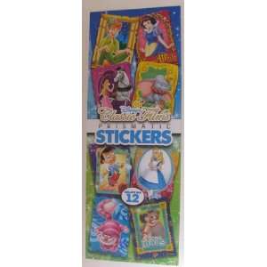  Disney Classic Films Prismatic Stickers Set of 12 (2.5 X 