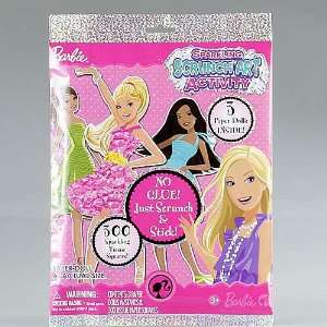  Barbie Sparkling Scrunch Art Activity Toys & Games