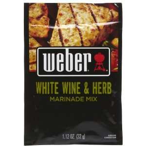 Weber Grill White Wine & Herb Marinade 1.12 oz, 12 pk  