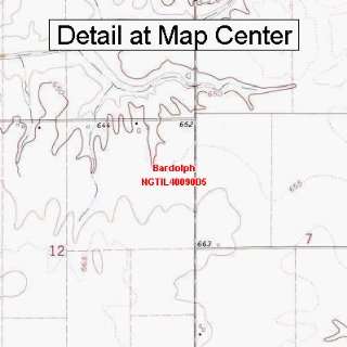   Map   Bardolph, Illinois (Folded/Waterproof)