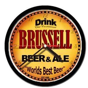  BRUSSELL beer and ale cerveza wall clock 