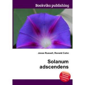 Solanum adscendens Ronald Cohn Jesse Russell Books