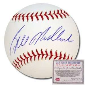  Bill Madlock Autographed/Hand Signed Rawlings MLB Baseball 