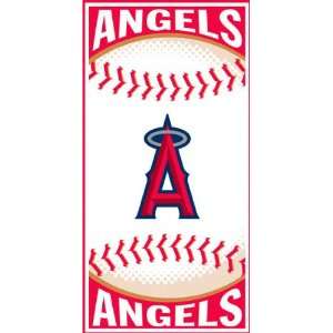   Angels of Anaheim Centerfield 30x60 Beach Towel