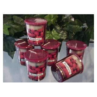  Raspberry Scented 2oz Votive Berry Scented Hand Poured 