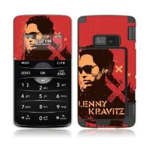     VX9100  Lenny Kravitz  Stencil Red Skin Cell Phones & Accessories