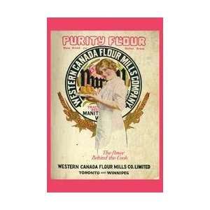  Purity Flour Cook Book 12x18 Giclee on canvas