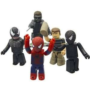  Spiderman 3 Movie Kubrick Action Figure Set Toys & Games