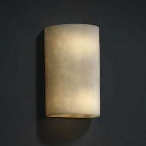  Clouds Large Half Cylinder Wall Sconce   Item CLD 1265 