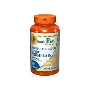  Bromelain 500 mg 600 GDU/gram 500 mg 120 Tablets Health 