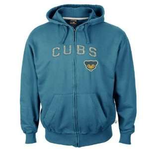 Chicago Cubs Pure Heritage 2 Mens Zip Front Hooded Sweatshirt  