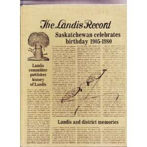  The Landis Record (9780889251809) Landis Books