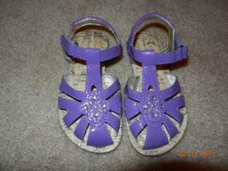 Stride Rite Marina Purple Sandals Shoes 8 toddler NEW  