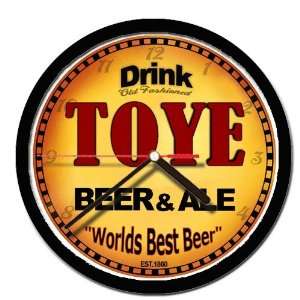  TOYE beer and ale cerveza wall clock 