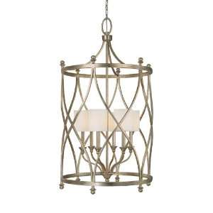   484 Fifth Avenue Collection 6 Light Foyer Fixture, Winter Gold Finish