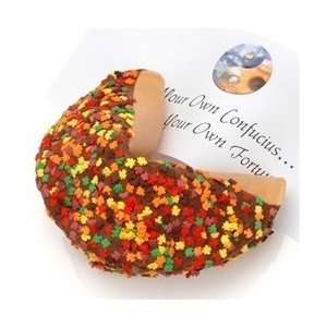 Autumn Leaves Giant Fortune Cookie Grocery & Gourmet Food